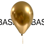 BASHES. Balloons Chrome Gold Mini Latex Balloon Set