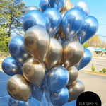 BASHES. Balloons Chrome Gold Mini Latex Balloon Set