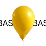BASHES. Balloons Yellow Mini Latex Balloon Set