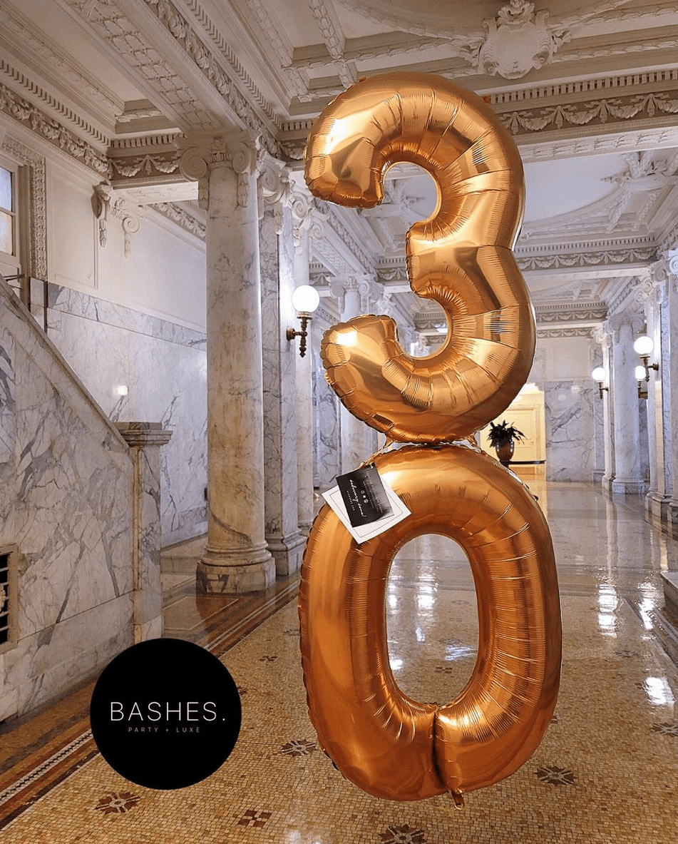 BASHES. BASHES. Signature Number Balloon Bundle