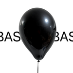 BASHES. Black Mini Latex Balloon Set