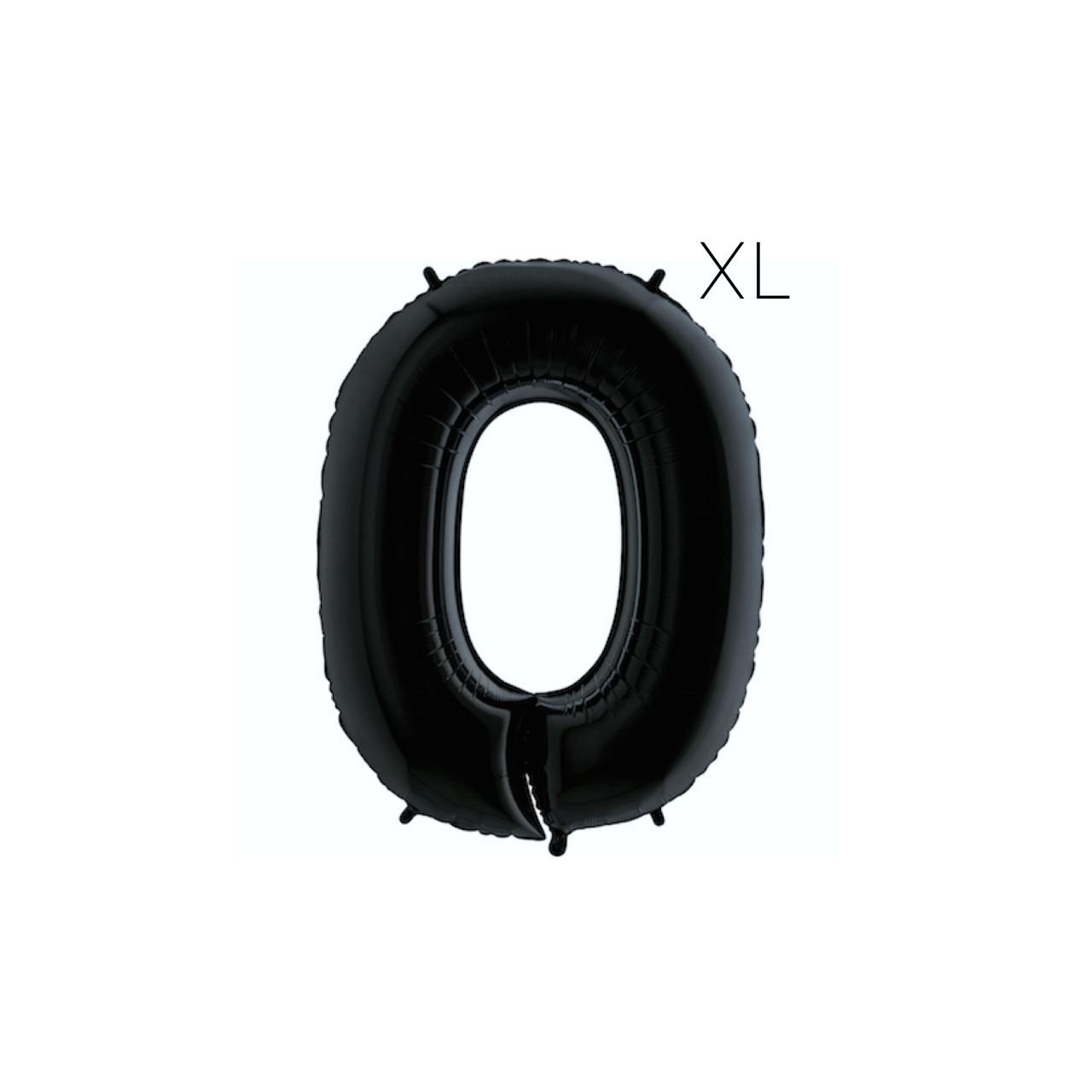 BASHES. Black Oversized Number Balloon