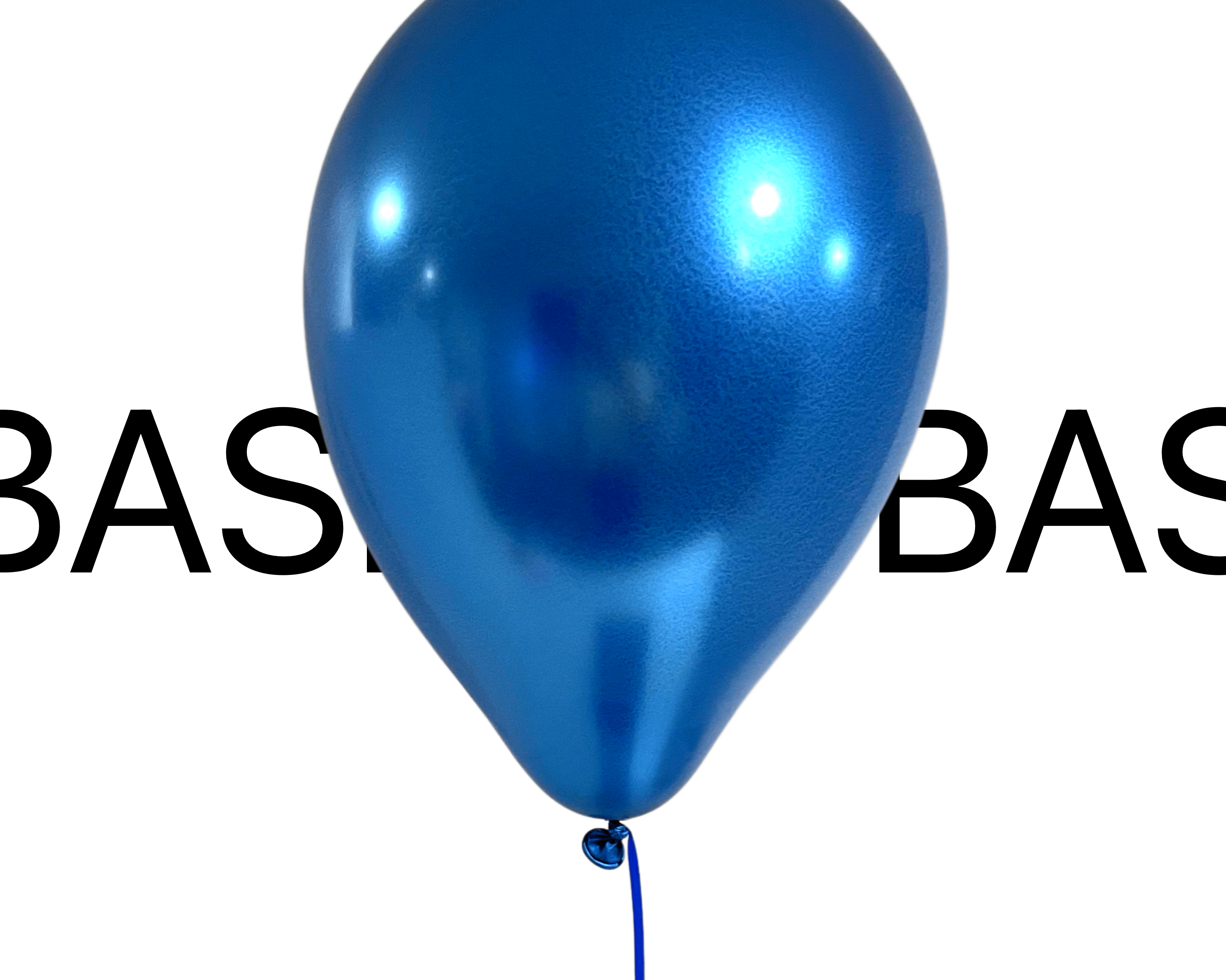 BASHES. Chrome Blue Mini Latex Balloon Set