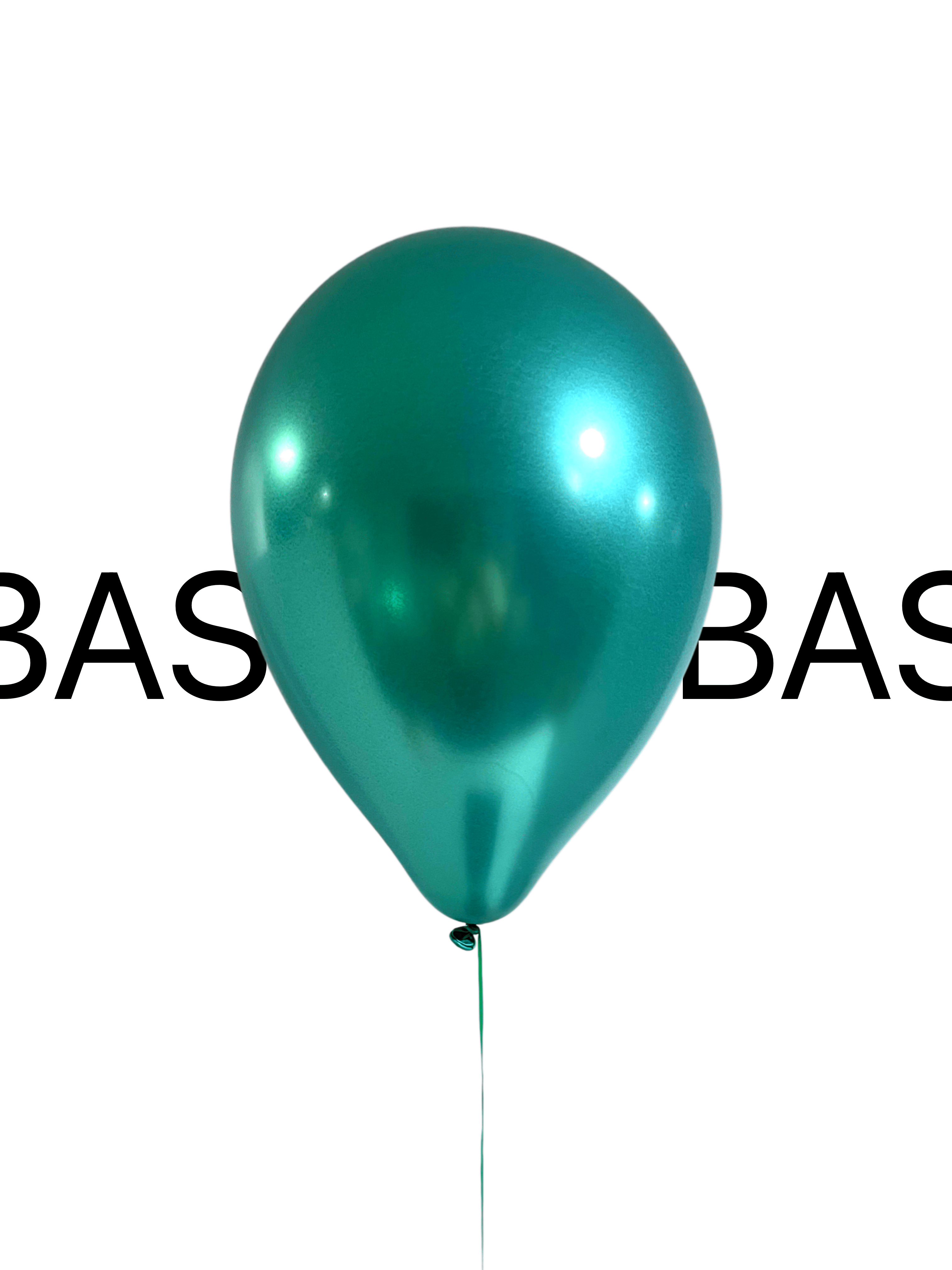 BASHES. Chrome Green Mini Latex Balloon Set