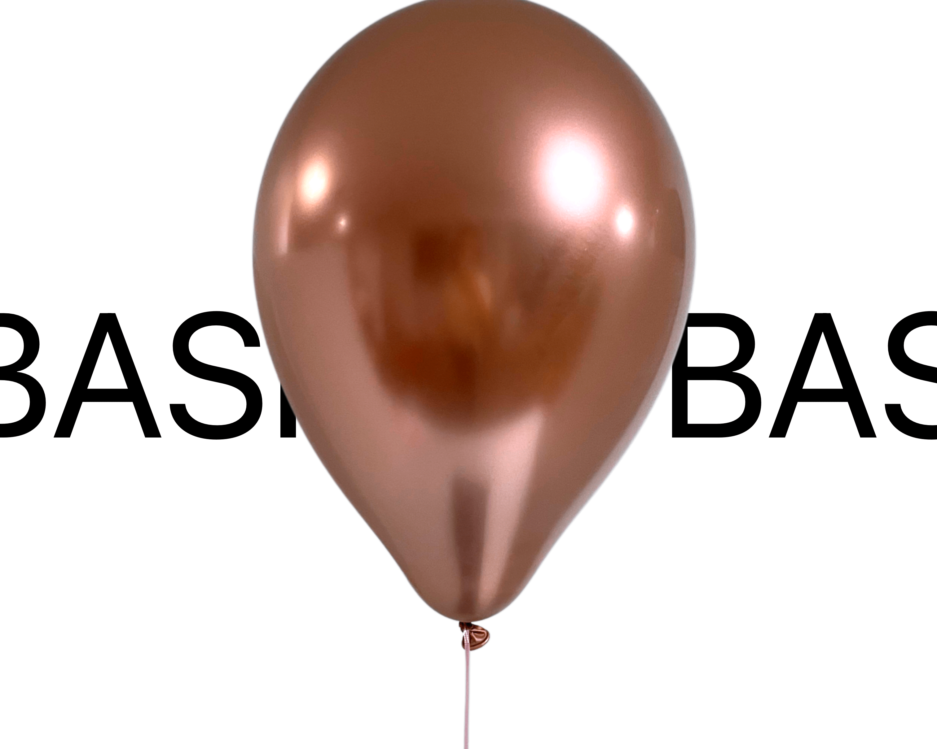 BASHES. Chrome Rose Gold Mini Latex Balloon Set