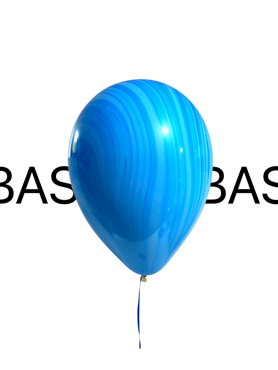 BASHES. Cobalt Mini Marble Latex Balloon Set