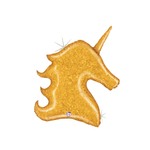 BASHES. Golden Unicorn Shape Balloon