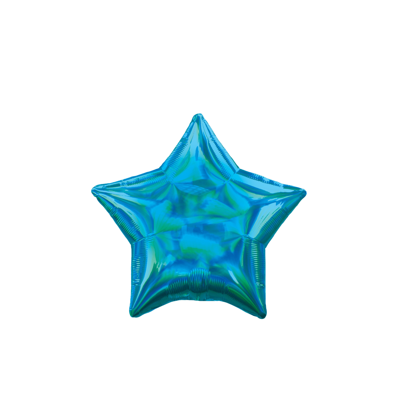 BASHES. Holographic Foil Star Balloon Set (blue)