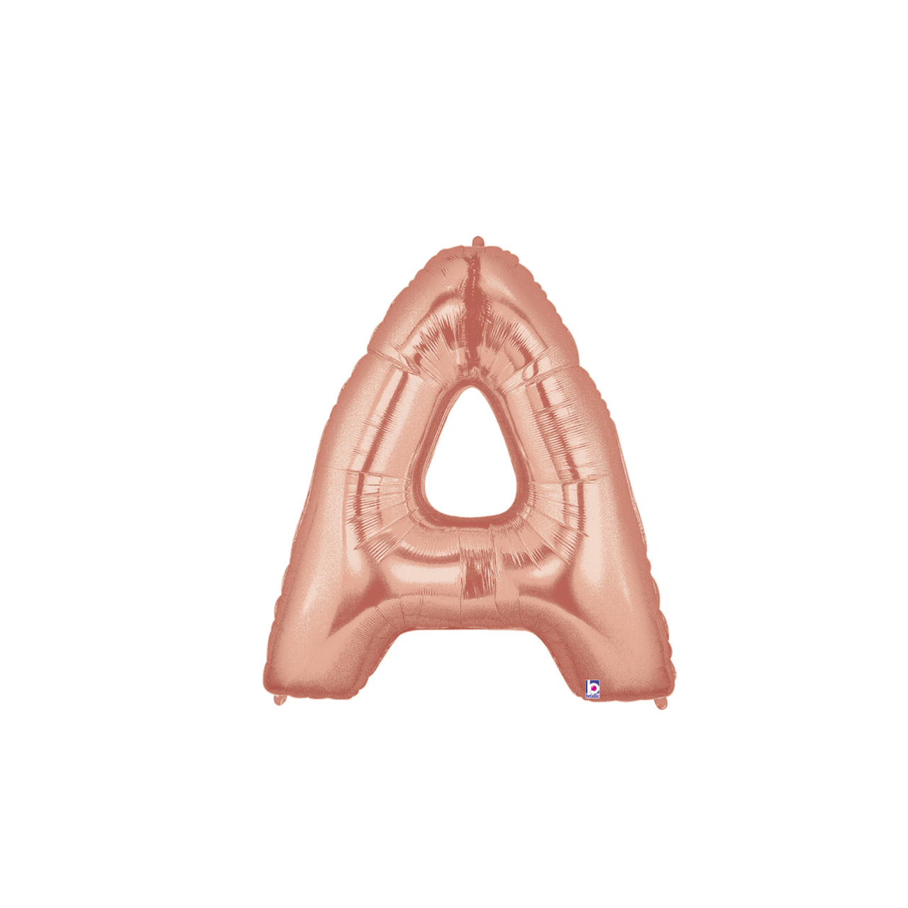 BASHES. Rose Gold Oversized Letter Balloon