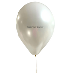 White balloon with Bashes party company logo