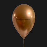 Gold balloon with 'Bashes Party Company' text on a black background
