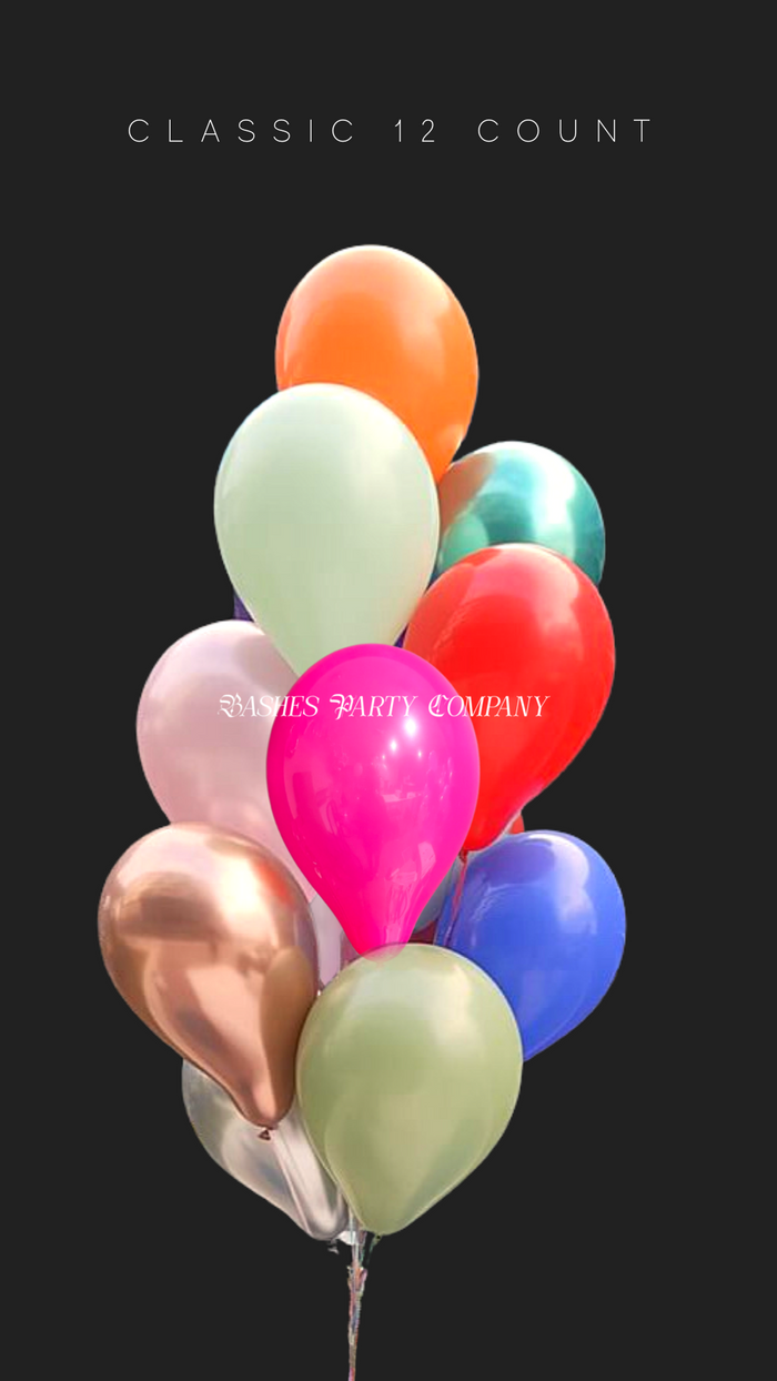 Mini Balloon Bundle 12ct - One Bundle