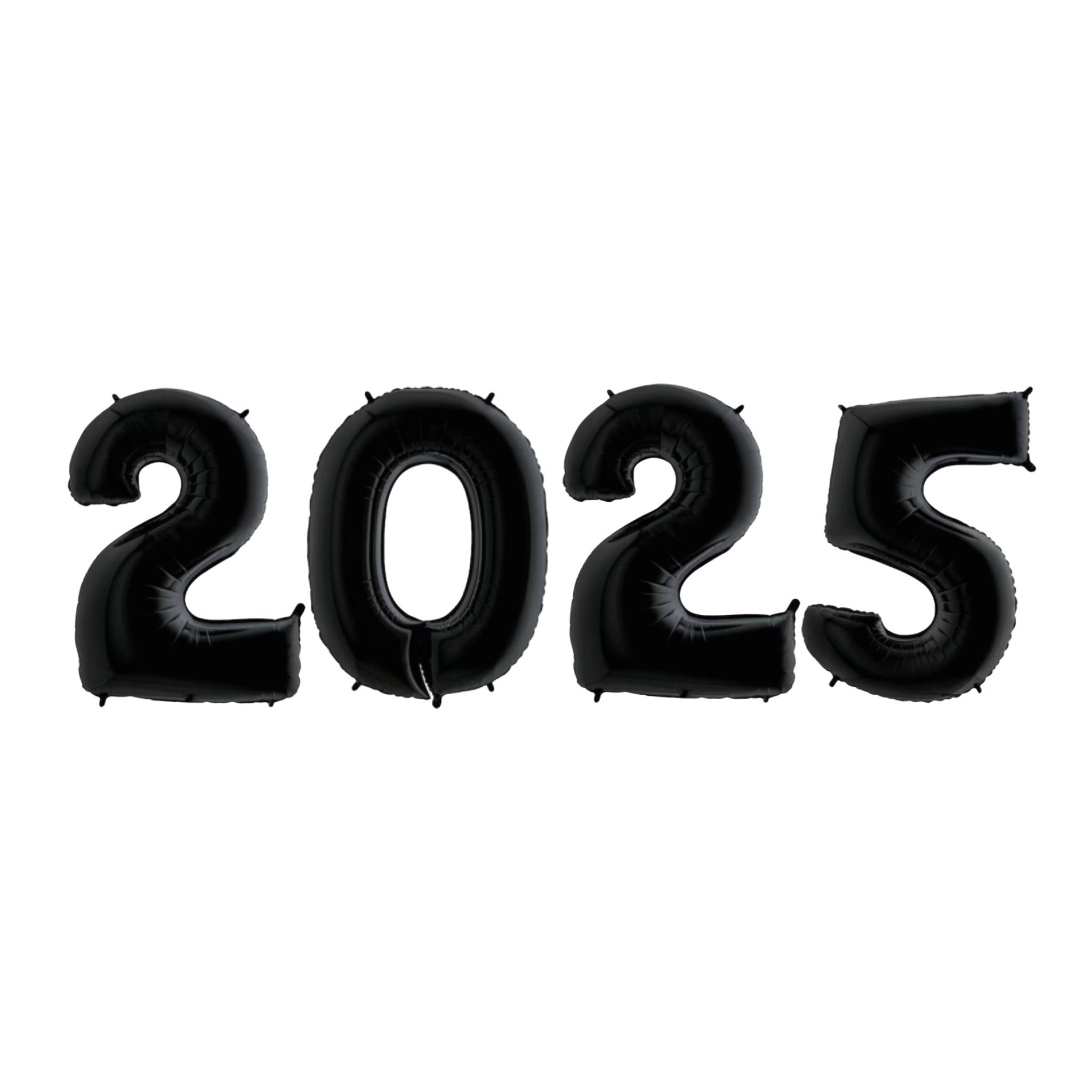 BASHES. 2025 Number Balloon Set