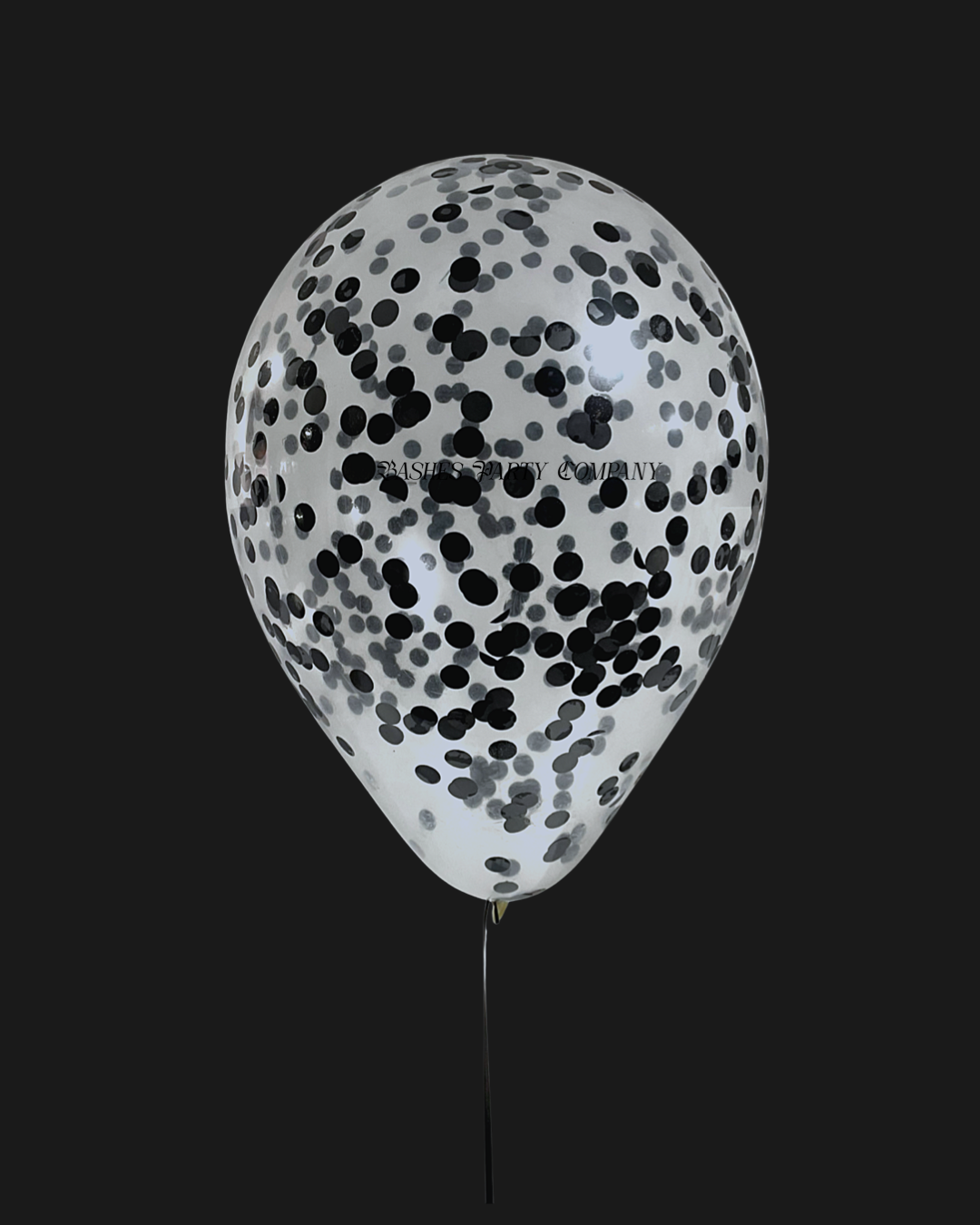 BASHES. Balloon Bundle BASHES. Signature Black Confetti Balloons