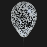 BASHES. Balloon Bundle BASHES. Signature Black Confetti Balloons
