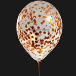 BASHES. Balloon Bundle BASHES. Signature Orange Confetti Balloon Set