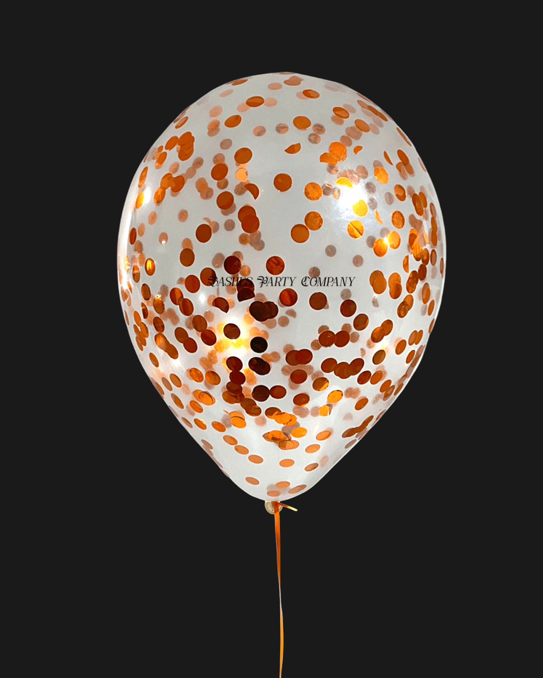 BASHES. Balloon Bundle BASHES. Signature Orange Confetti Balloon Set