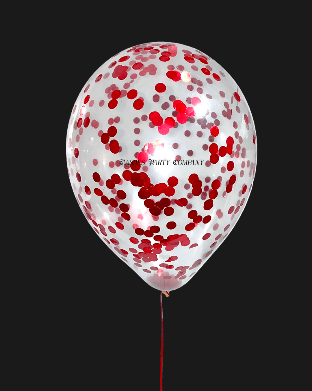 BASHES. Balloon Bundle BASHES. Signature Red Confetti Balloon Set
