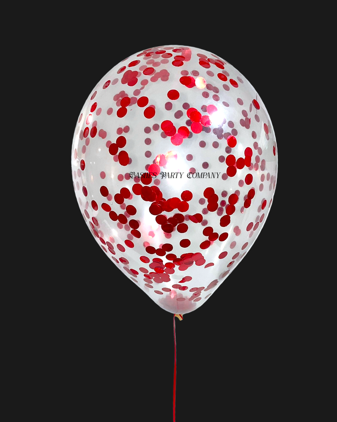 BASHES. Balloon Bundle BASHES. Signature Red Confetti Balloon Set