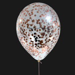 BASHES. Balloon Bundle BASHES. Signature Rose Gold Confetti Balloons