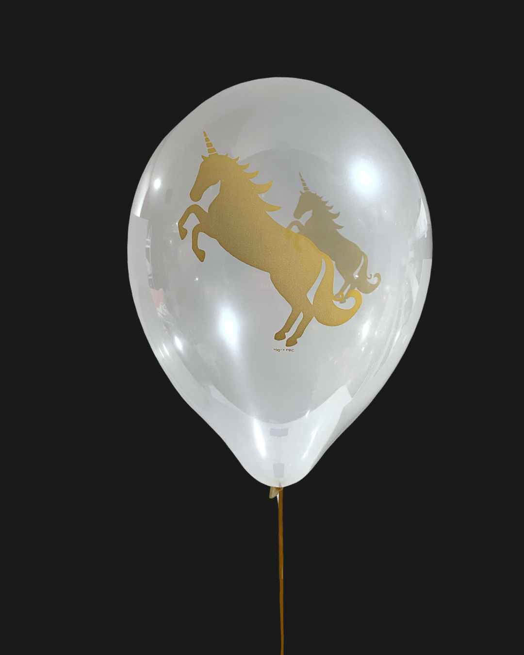 BASHES. Balloon Bundle Clear Unicorn Latex Balloons