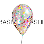 BASHES. Balloon Bundle Multicolor Mini Confetti Balloon Set