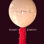 BASHES. Balloon Fancy Feathers Balloon - Valentine's Day Edition