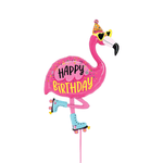 BASHES. Balloon Frannie Flamingo Happy Birthday Balloon