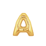 BASHES. Balloon Gold Oversized Letter Balloon