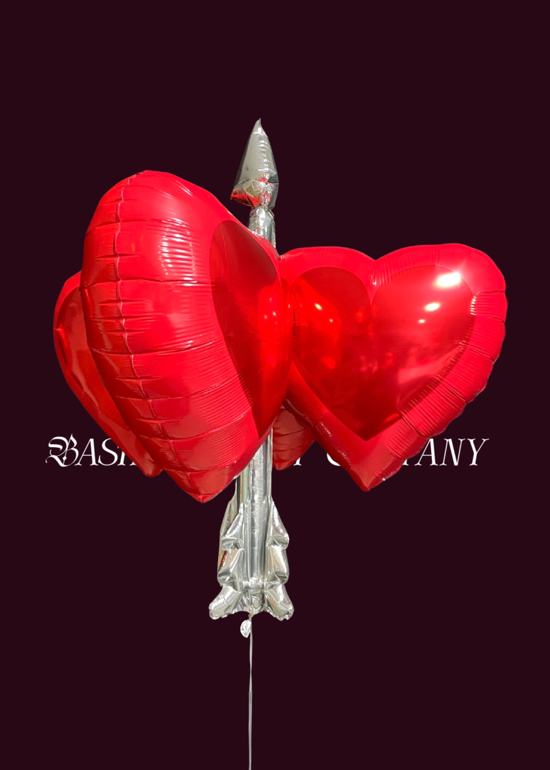 BASHES. Balloon Hearts + Arrow Balloon