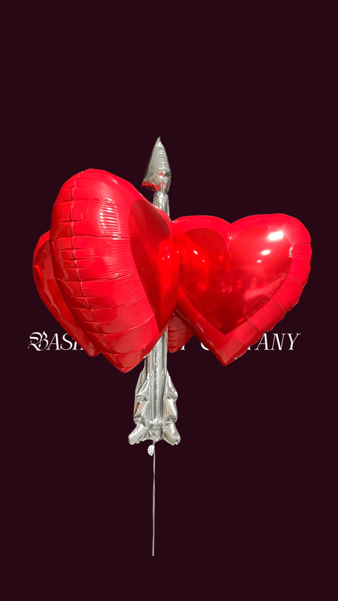 BASHES. Balloon Hearts + Arrow Balloon