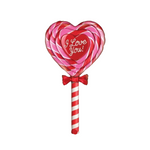 BASHES. Balloon I Love You Heart Lollipop Balloon