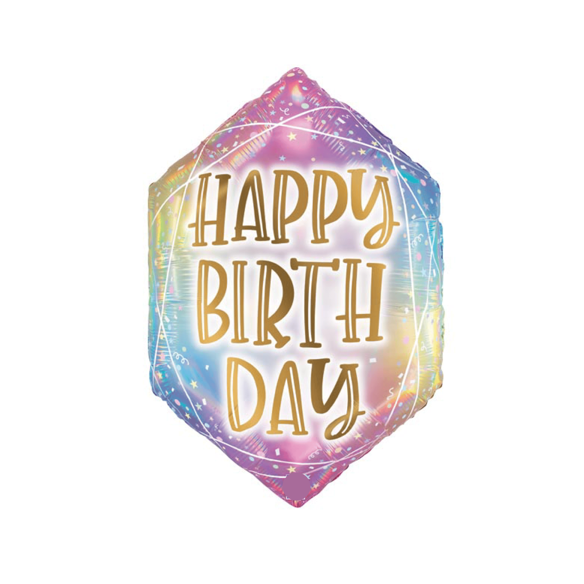 BASHES. Balloon Iridescent Jewel Birthday Balloon