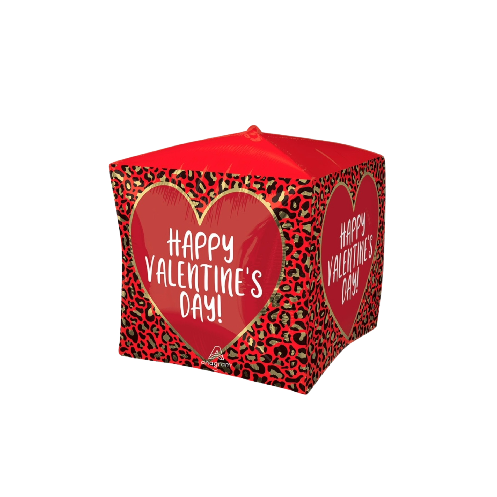BASHES. Balloon Leopard Valentine's Cube Balloon