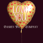 BASHES. Balloon Love You Multi Hearts Balloon
