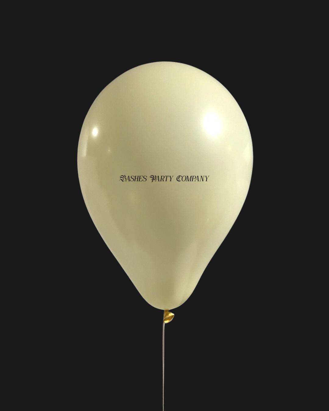 BASHES. Balloon Pale Yellow Latex Balloons