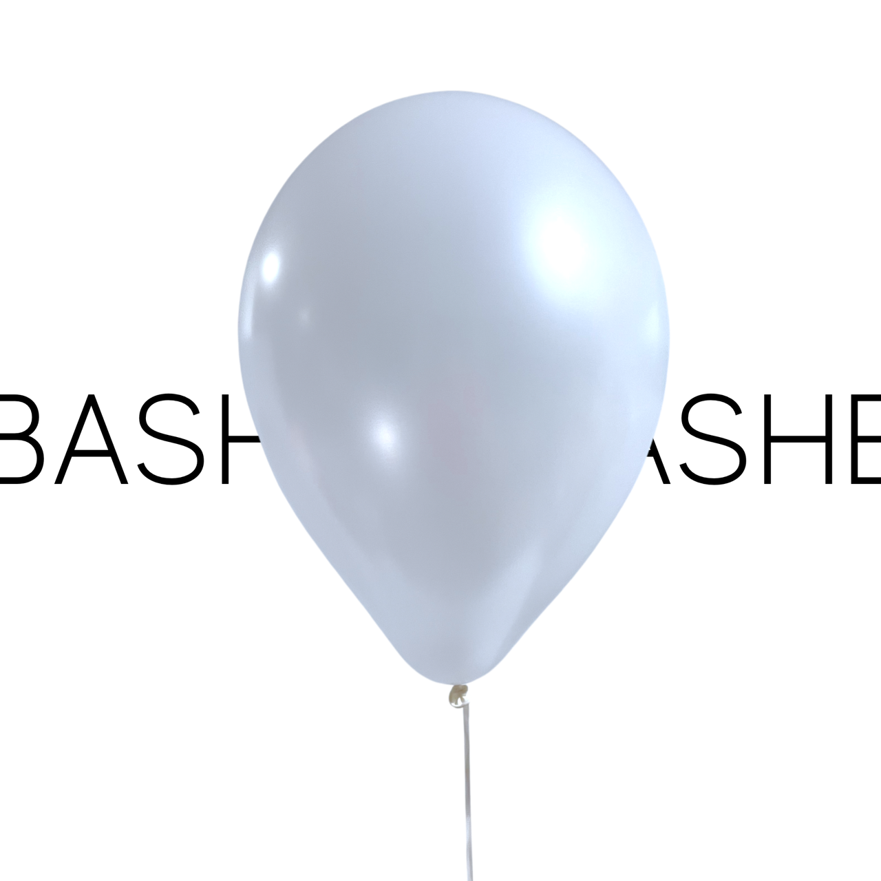 BASHES. Balloon Pearl White Mini Latex Balloon Set