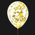 BASHES. Balloon Set BASHES. Signature Gold Confetti Balloons