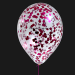 BASHES. Balloon Set BASHES. Signature Magenta Confetti Balloons