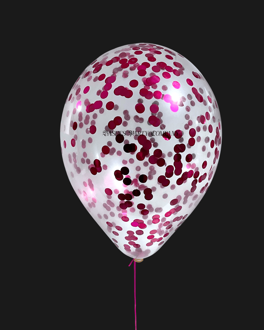 BASHES. Balloon Set BASHES. Signature Magenta Confetti Balloons