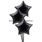 BASHES. Balloon Set Black Midnight Wishing Star Balloon Set