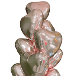 BASHES. Balloon Set Foil Hearts Balloon Set
