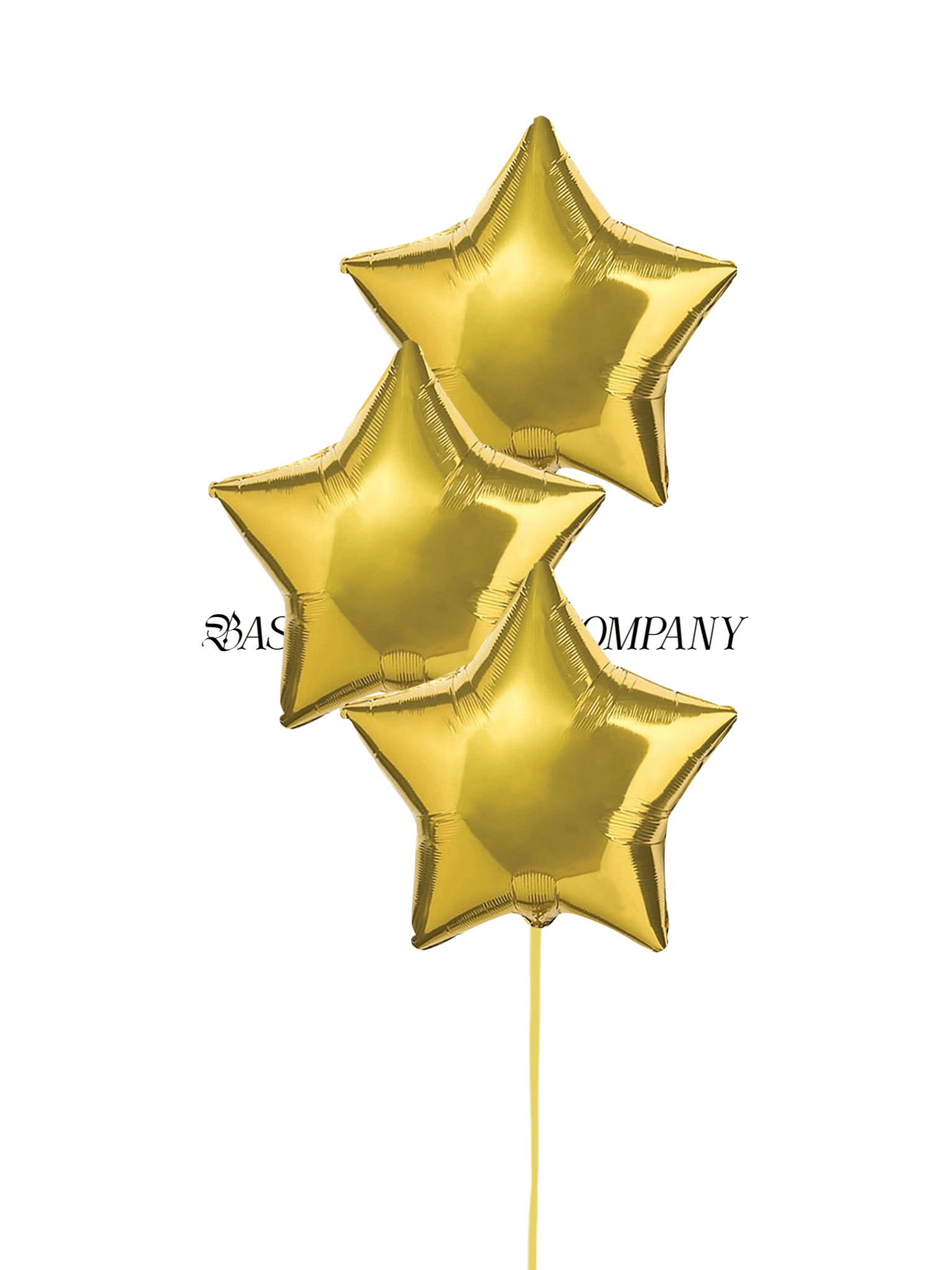 BASHES. Balloon Set Gold Midnight Wishing Star Balloon Set