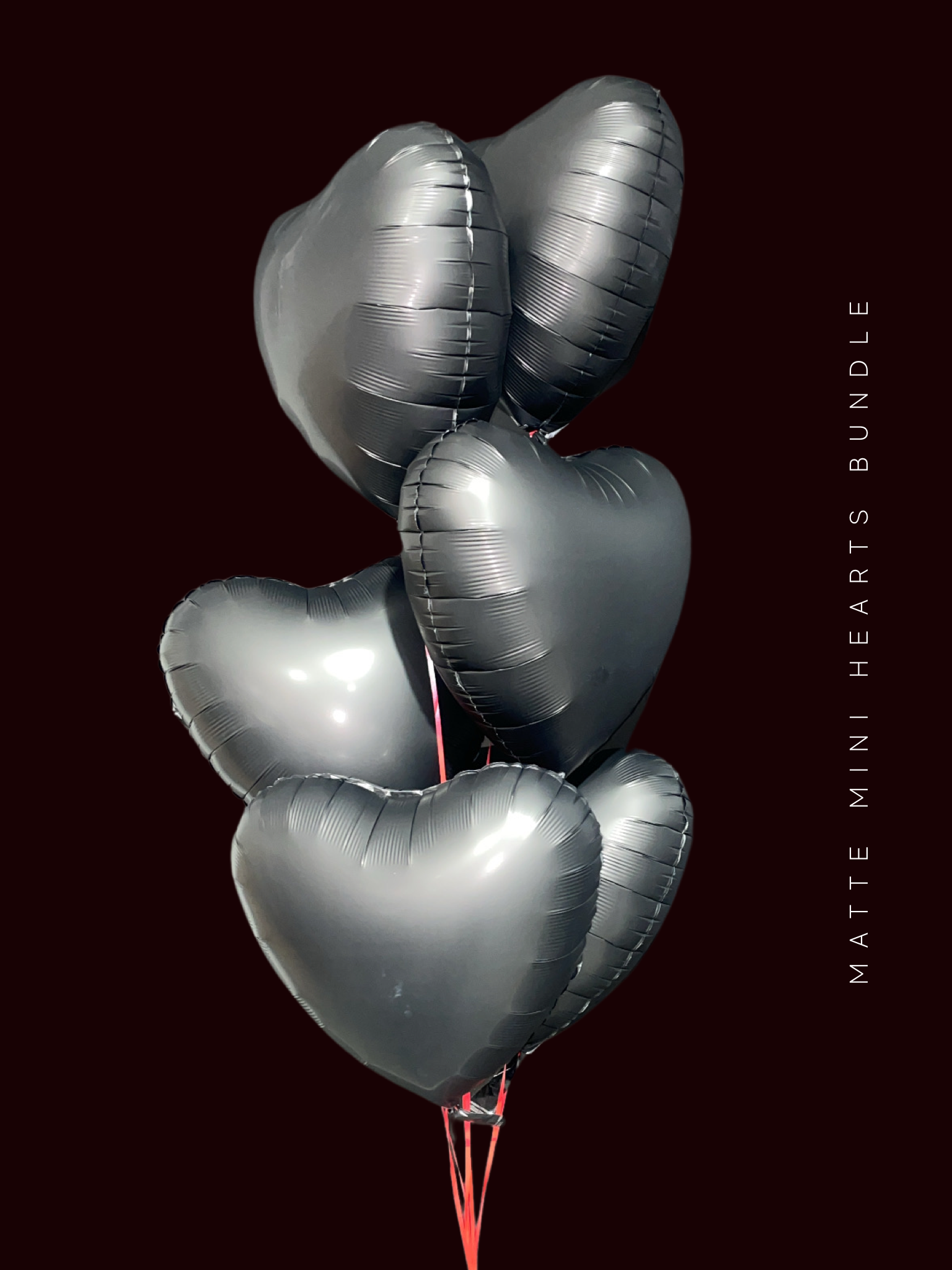 BASHES. Balloon Set Matte Hearts Balloon Set