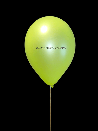 BASHES. Balloon Set Neon Glow Signature Latex Balloon Set