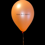 BASHES. Balloon Set Neon Orange Signature Latex Balloon Set