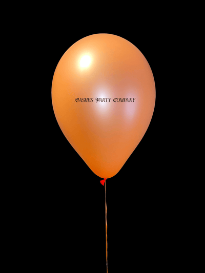 BASHES. Balloon Set Neon Orange Signature Latex Balloon Set
