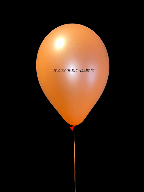 BASHES. Balloon Set Neon Orange Signature Latex Balloon Set