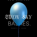 BASHES. Balloon Set Neon Sky Latex Balloon Set