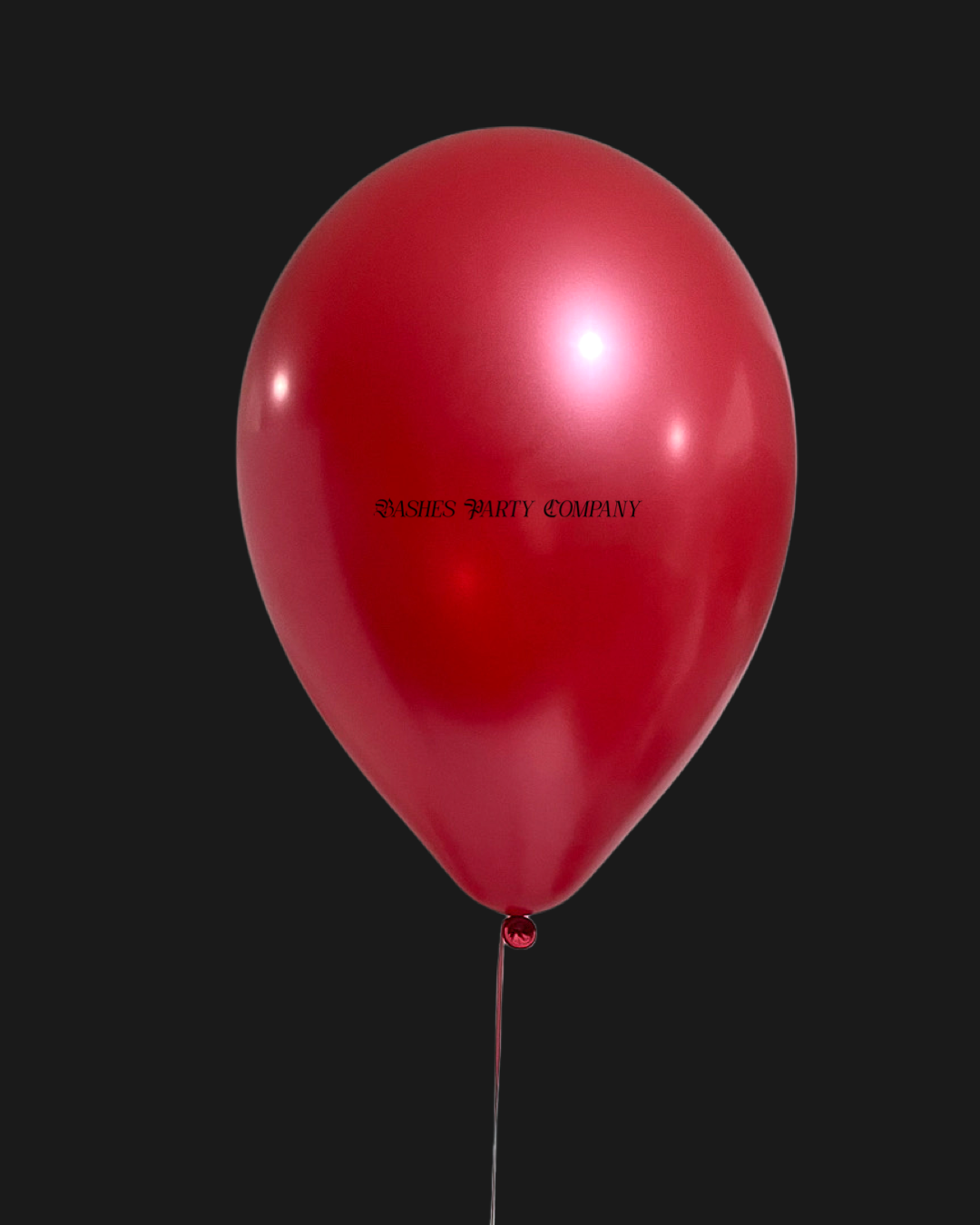 BASHES. Balloon Set Pearl Ruby Latex Balloons